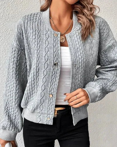 Khloe - Knus vest met kabelpatroon voor dames