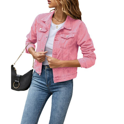Mirella Denim Jacket | Casual denim-look jasje voor vrouwen
