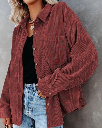 Roxy | Vintage fluwelen overhemd