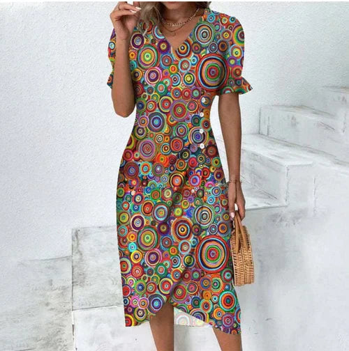 Hailey - Summer Breeze Bloemen Wikkeljurk