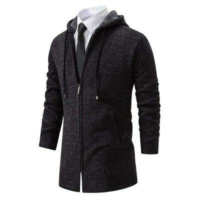 SAMUEL | GEBREIDE WINTERVEST MET CAPUCHON