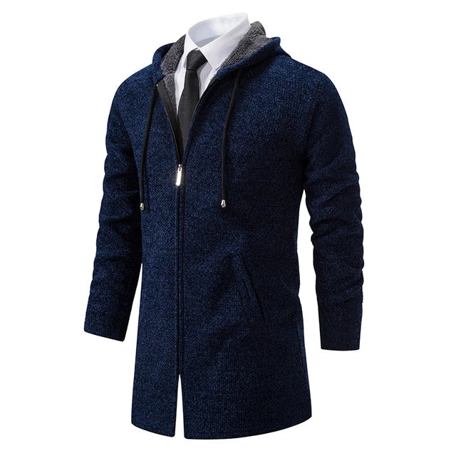 SAMUEL | GEBREIDE WINTERVEST MET CAPUCHON