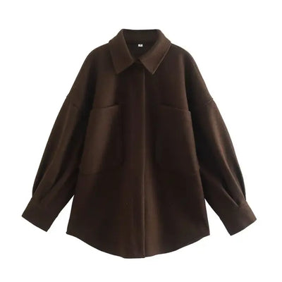 Julianna - Zachte Vintage Jas met Grote Zakken