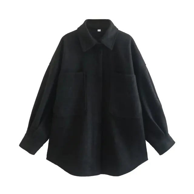 Julianna - Zachte Vintage Jas met Grote Zakken