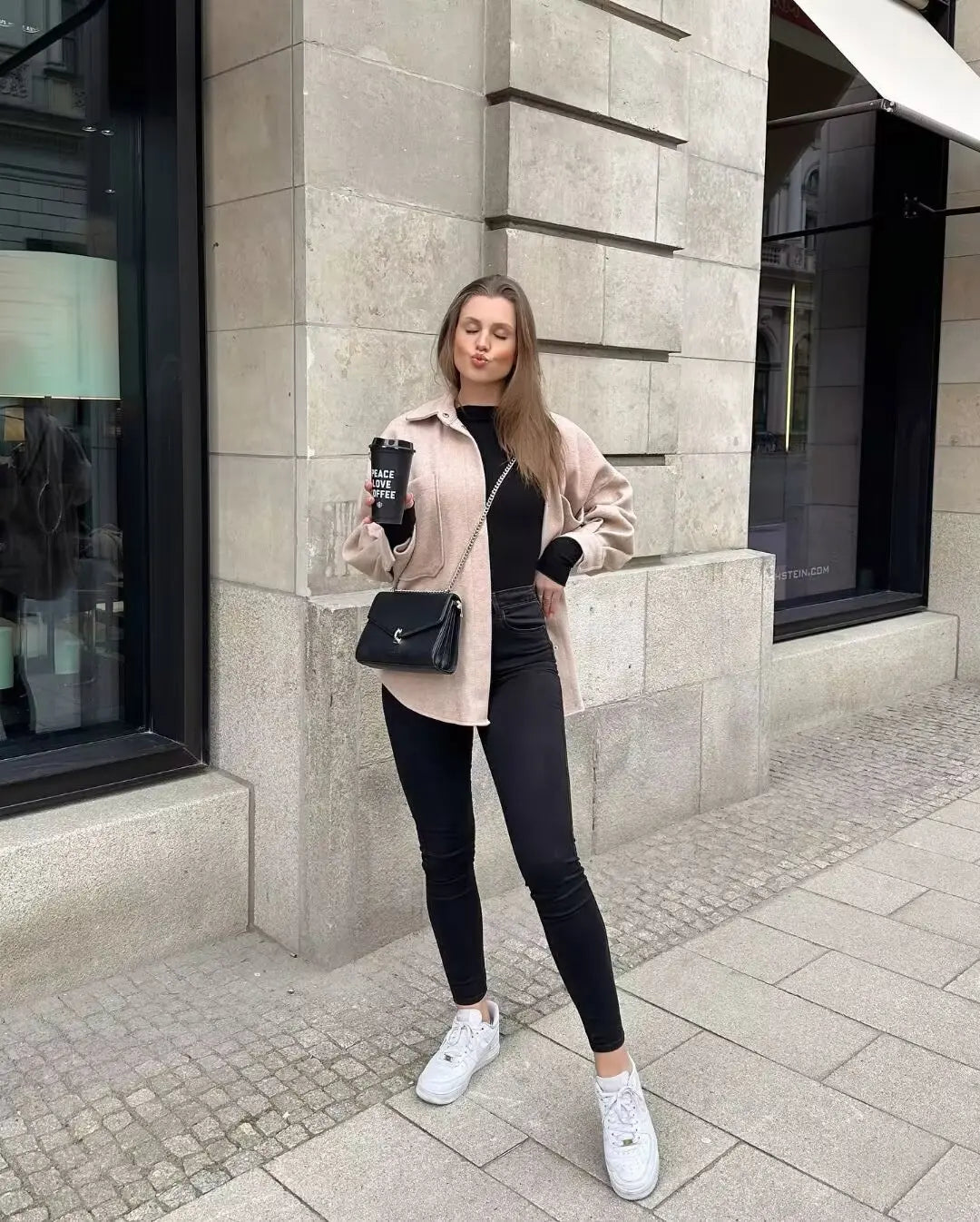 Julianna - Zachte Vintage Jas met Grote Zakken