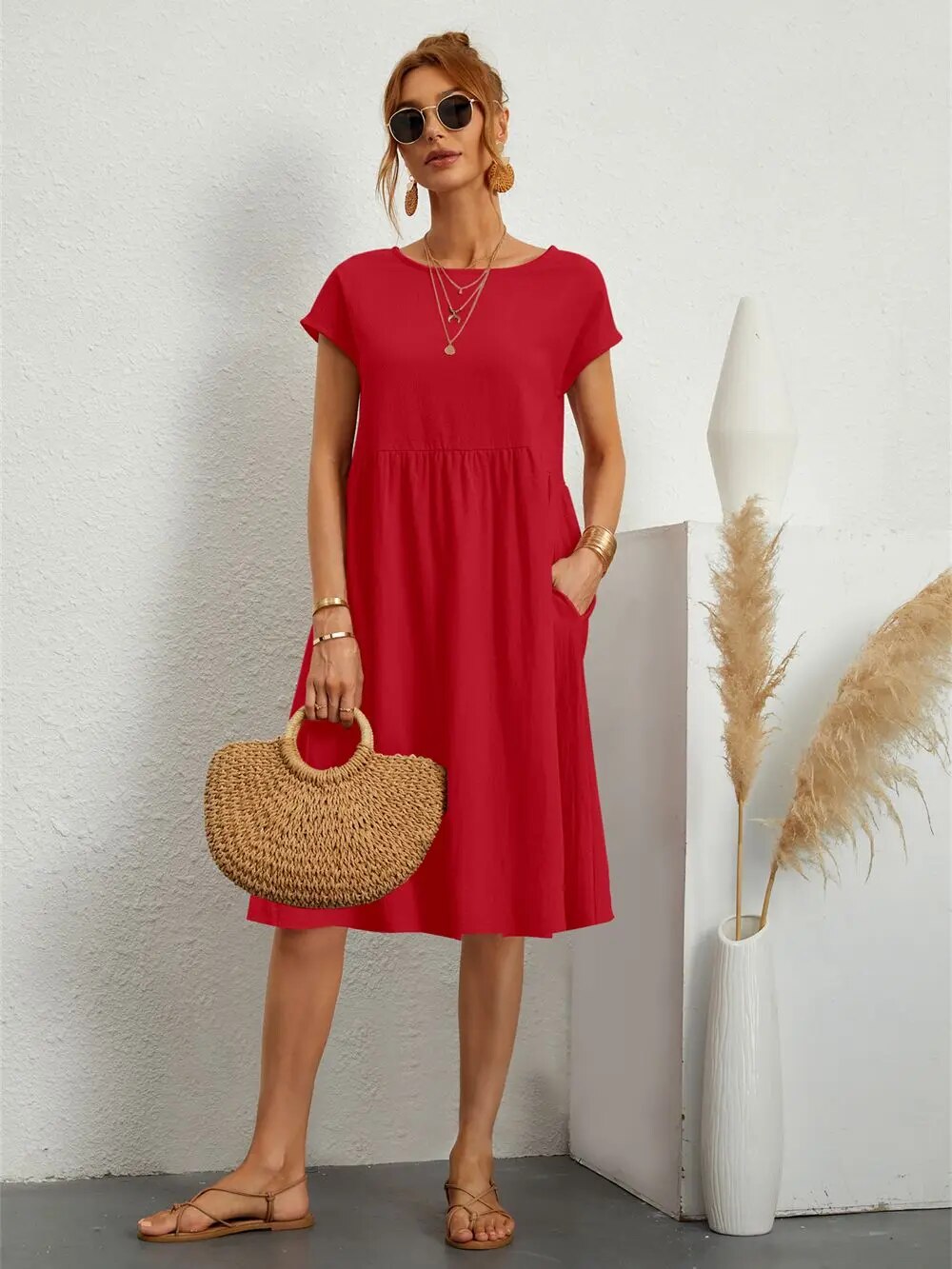 Brielle - Casual zomer losvallende jurk