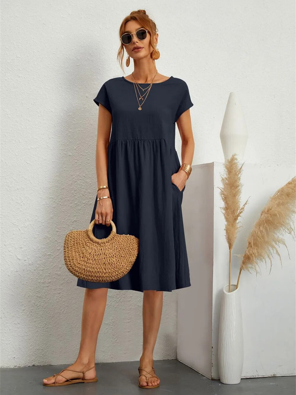 Brielle - Casual zomer losvallende jurk