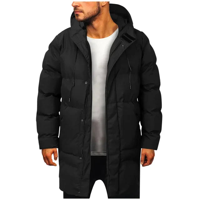 Lange Winterjas voor Moderne Mannen