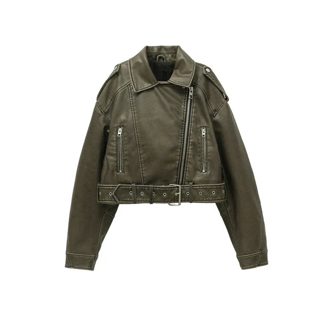 Maren - Casual Retro Bijgesneden Jasje