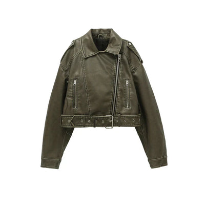 Maren - Casual Retro Bijgesneden Jasje