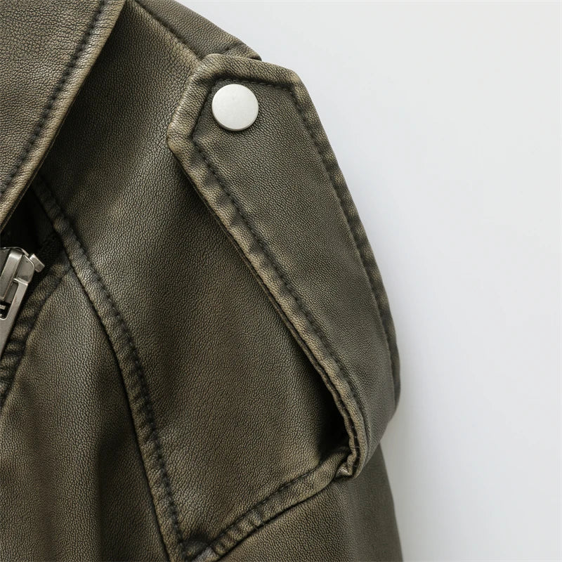 Nellie - stijlvol vintage bomberjack met rits