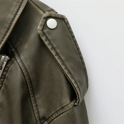 Nellie - stijlvol vintage bomberjack met rits