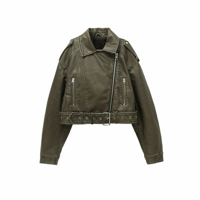 Nellie - stijlvol vintage bomberjack met rits