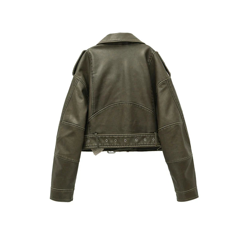 Nellie - stijlvol vintage bomberjack met rits