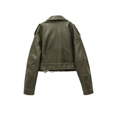 Nellie - stijlvol vintage bomberjack met rits