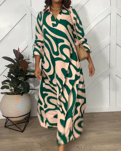 Asha - Elegante jurk met lange mouwen