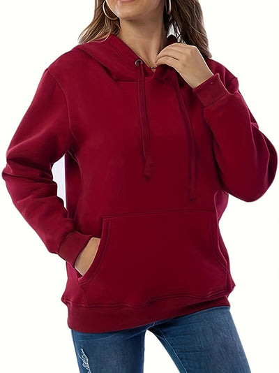 Amyra - Zachte fleece jas met capuchon