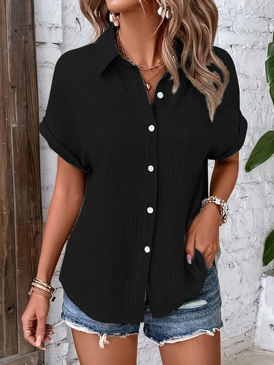 Nicole | Casual Katoenen Overhemd