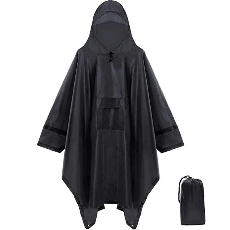 Waterdichte Regenponcho met Capuchon