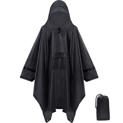 Waterdichte Regenponcho met Capuchon