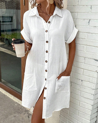 Sheryl | Comfortabele overhemdjurk
