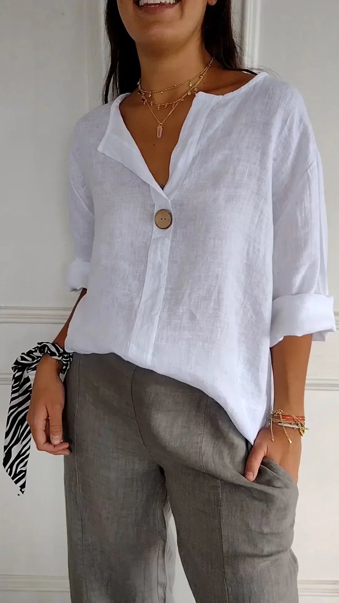 Sophie | Comfortabele blouse