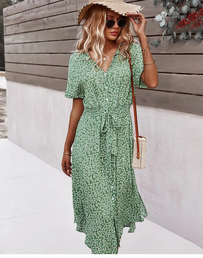 Thelma | Jurk met bloemenprint