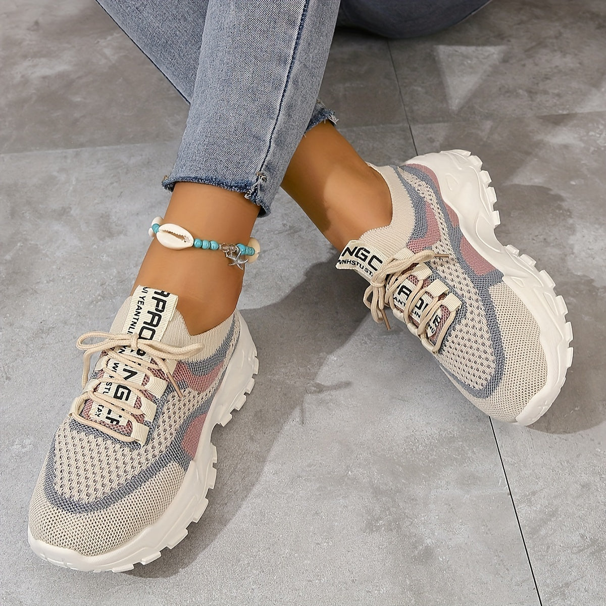 Amanda - Ademende Stijlvol Sneakers