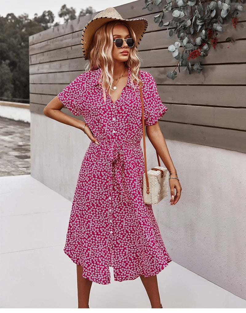 Thelma | Jurk met bloemenprint