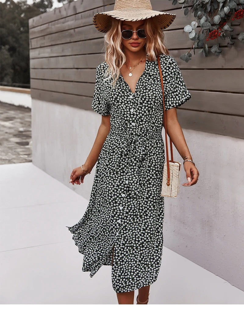 Thelma | Jurk met bloemenprint