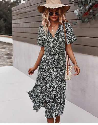 Thelma | Jurk met bloemenprint
