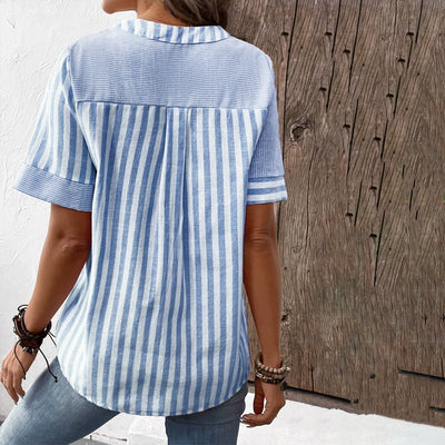 Suze | Relaxte gestreepte blouse