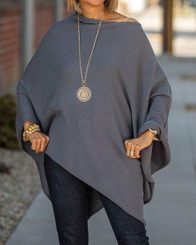 Sophie | Fuchsiakleurig poncho