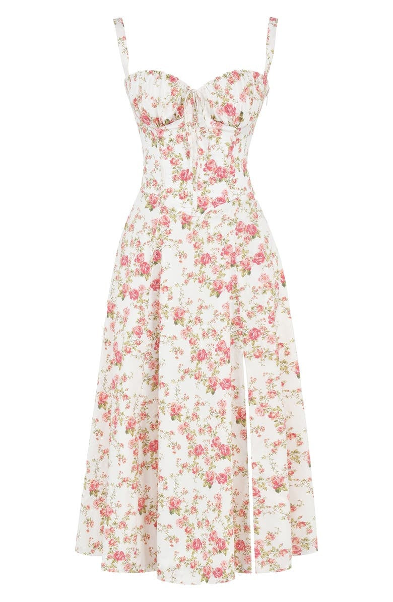 Heidi - Bloemen Bustier Jurk