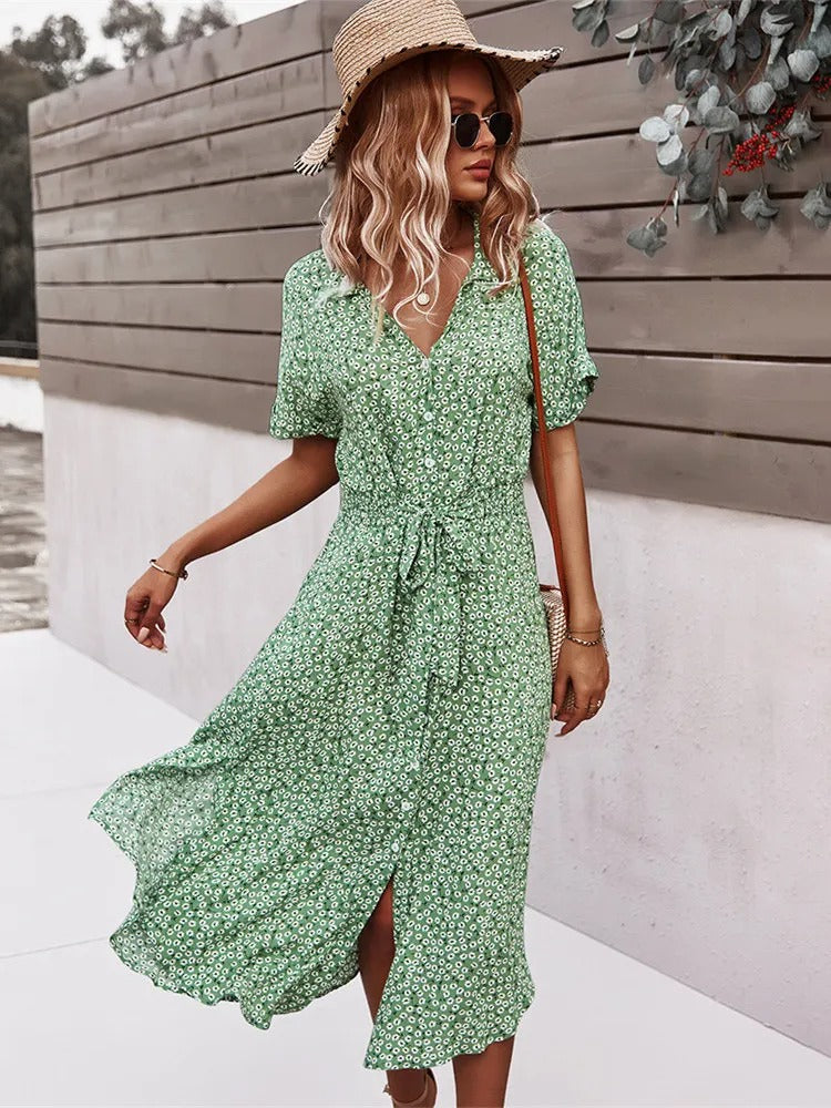 Thelma | Jurk met bloemenprint