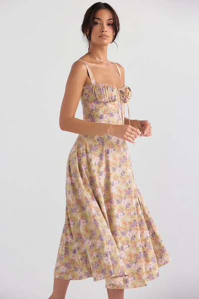 Heidi - Bloemen Bustier Jurk