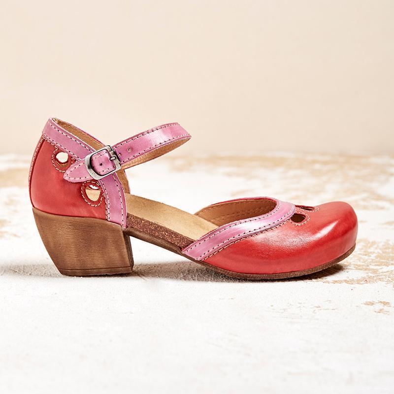Giulia - sandalen met lage hakken