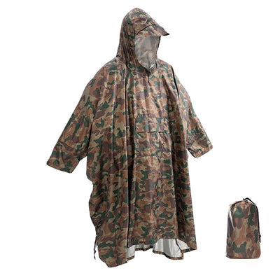 Waterdichte Regenponcho met Capuchon