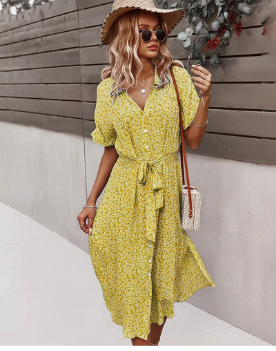 Thelma | Jurk met bloemenprint