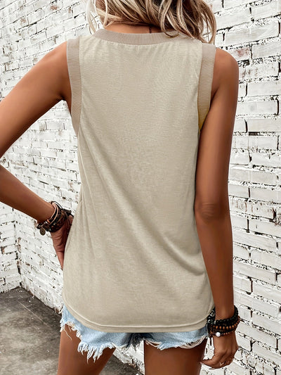 Joan | Elegante mouwloze top