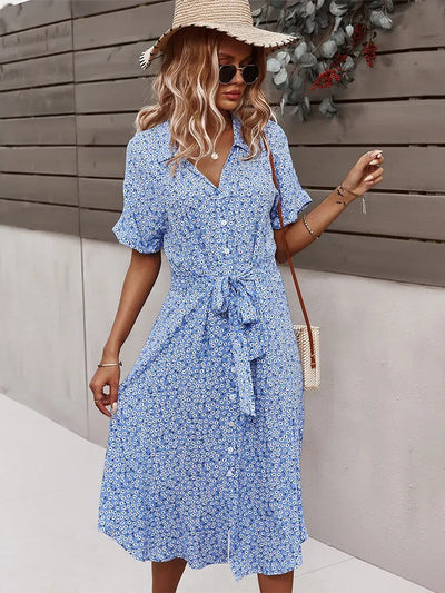 Thelma | Jurk met bloemenprint
