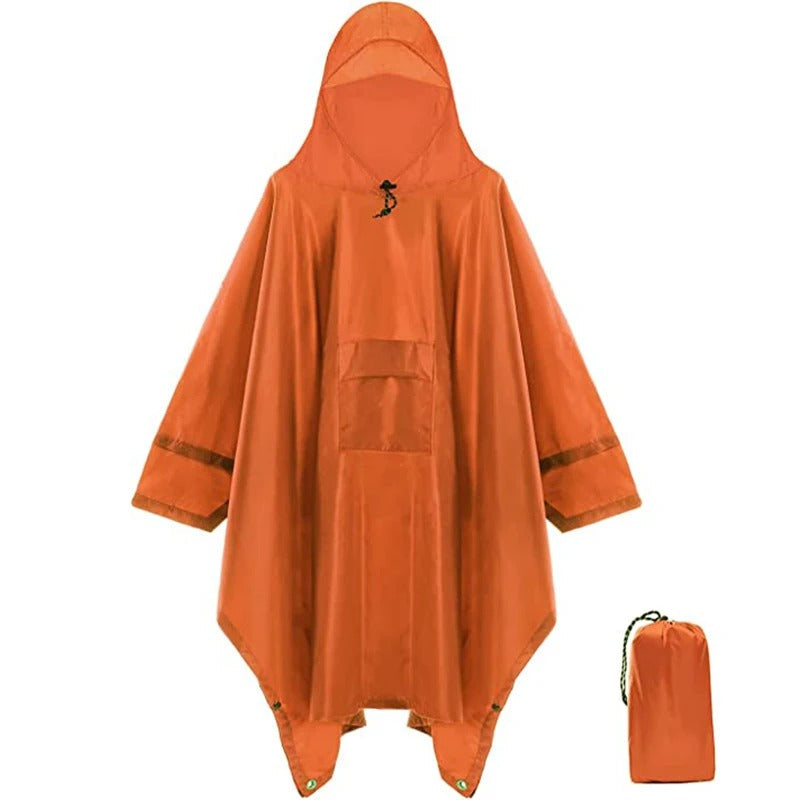 Waterdichte Regenponcho met Capuchon