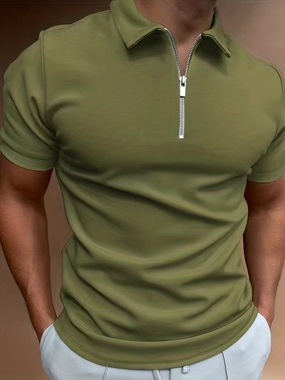 Augustin - Casual zomeroverhemd met rits