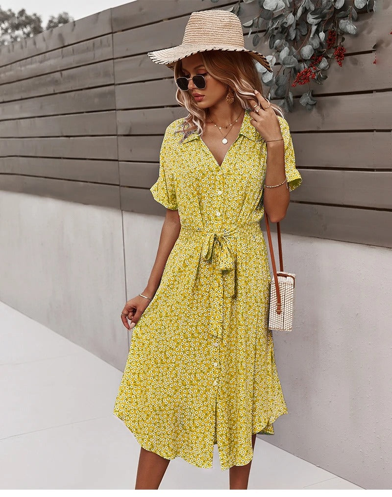 Thelma | Jurk met bloemenprint