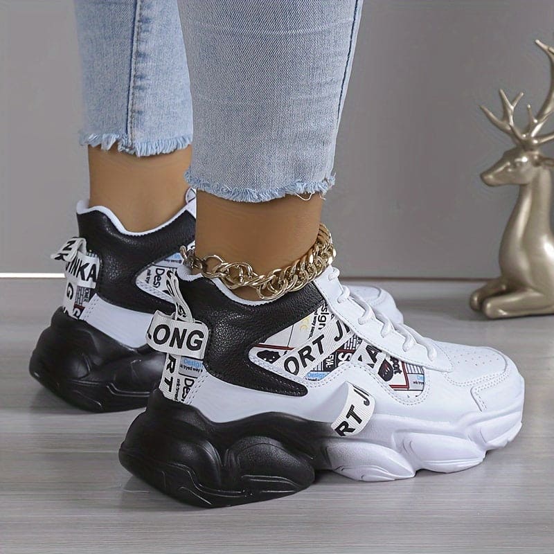 Sophia | Colorblock vrijetijds sneakers voor vrouwen