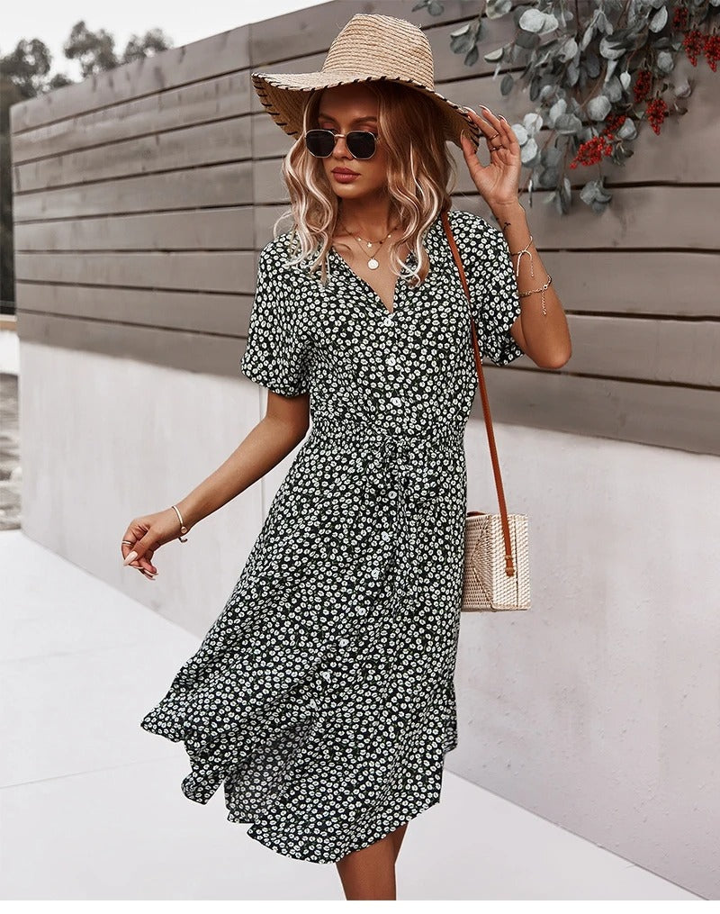 Thelma | Jurk met bloemenprint