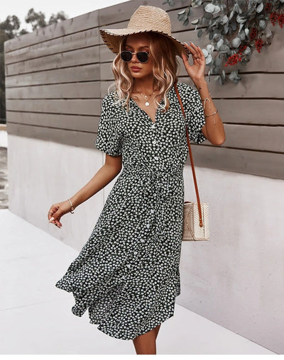 Thelma | Jurk met bloemenprint