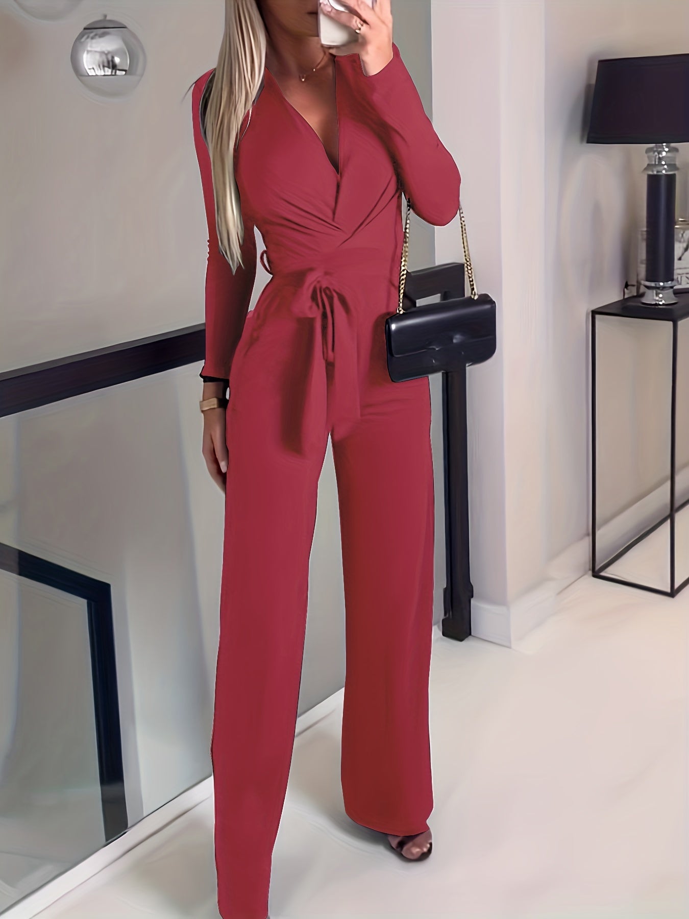 Serenity | Jumpsuit met brede riemen