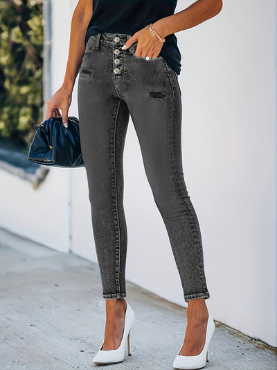 Liora | Stretchy Gescheurde Skinny Jeans