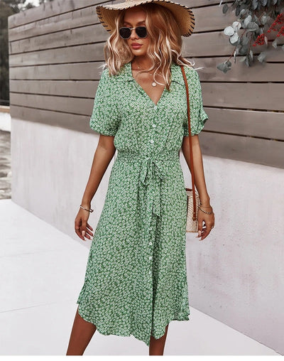 Thelma | Jurk met bloemenprint